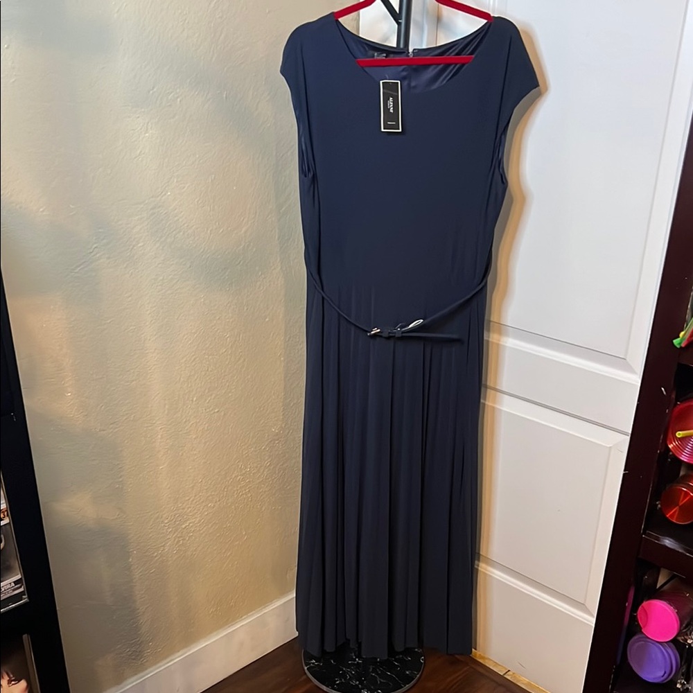 Alfani Blue Sheath Maxi Dress for Cocktail